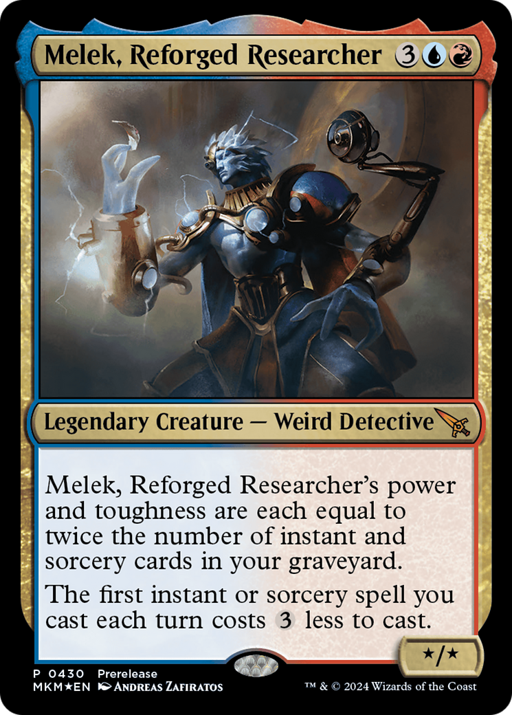 Melek, Reforged Researcher [Murders at Karlov Manor Prerelease Promos] | Exor Games New Glasgow