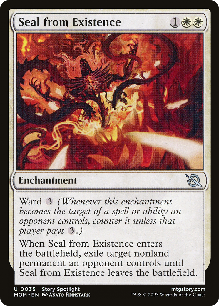 Seal from Existence [March of the Machine] | Exor Games New Glasgow