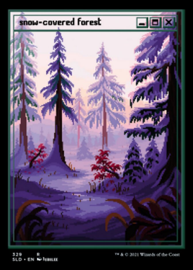 Snow-Covered Forest (329) [Secret Lair Drop Series] | Exor Games New Glasgow