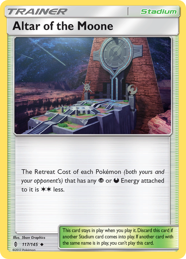 Altar of the Moone (117/145) [Sun & Moon: Guardians Rising] | Exor Games New Glasgow