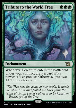 Tribute to the World Tree (Promo Pack) [March of the Machine Promos] | Exor Games New Glasgow