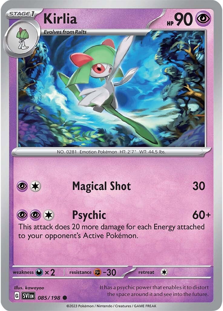 Kirlia (085/198) [Scarlet & Violet: Base Set] | Exor Games New Glasgow