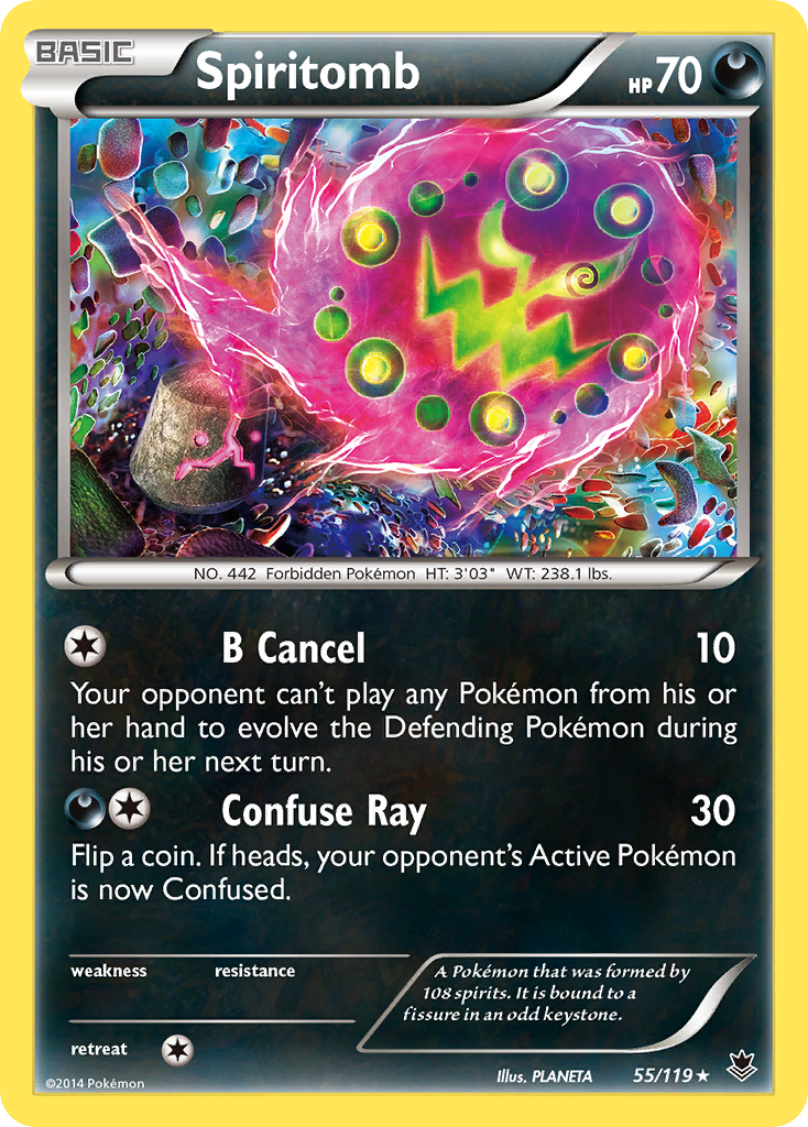 Spiritomb (55/119) [XY: Phantom Forces] | Exor Games New Glasgow