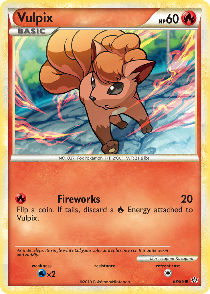 Vulpix (68/95) [HeartGold & SoulSilver: Unleashed] | Exor Games New Glasgow