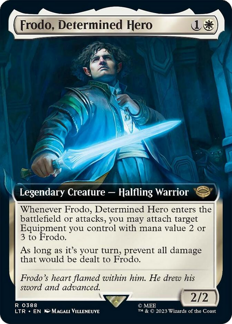 Frodo, Determined Hero (Extended Art) [The Lord of the Rings: Tales of Middle-Earth] | Exor Games New Glasgow