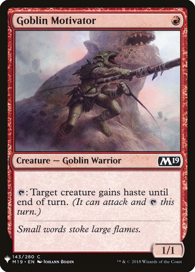 Goblin Motivator [Mystery Booster] | Exor Games New Glasgow