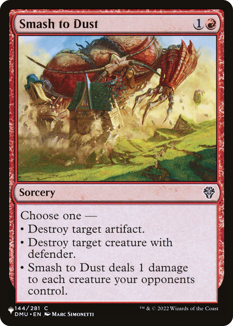 Smash to Dust [The List Reprints] | Exor Games New Glasgow