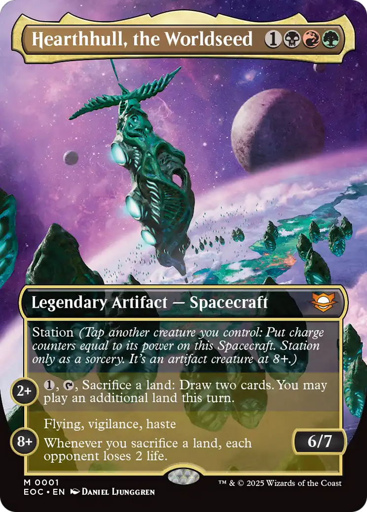 Hearthhull, the Worldseed (Borderless) [Edge of Eternities Commander] | Exor Games New Glasgow