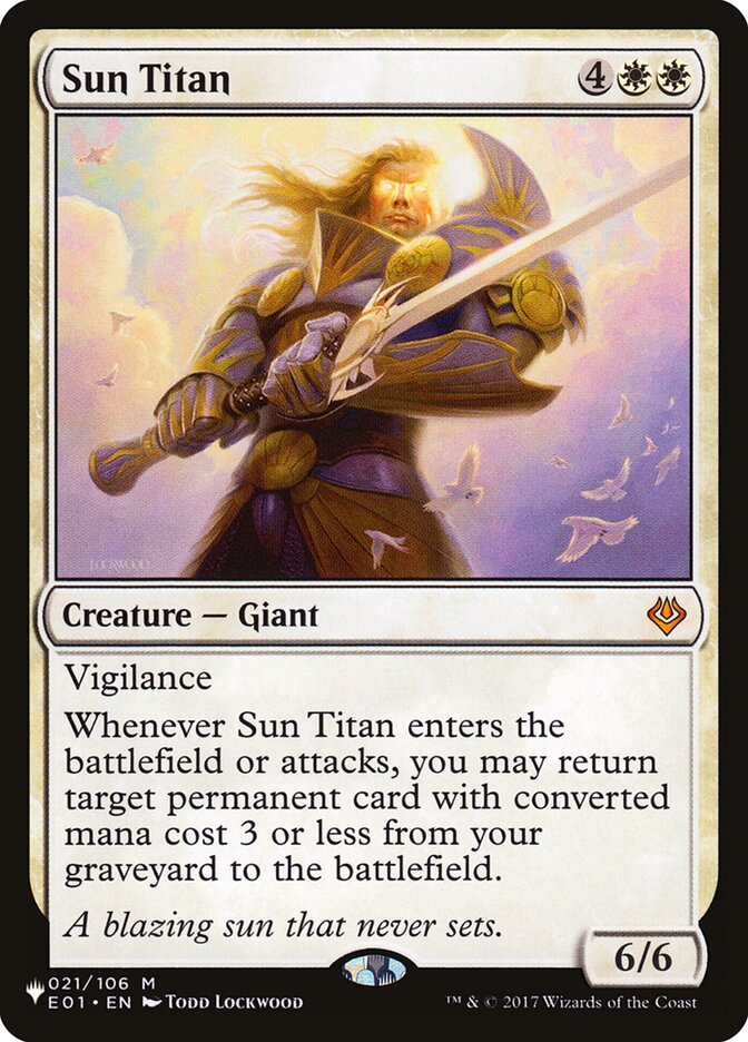 Sun Titan [The List] | Exor Games New Glasgow