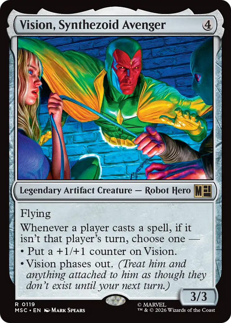 Vision, Synthezoid Avenger [Marvel Super Heroes Commander] | Exor Games New Glasgow