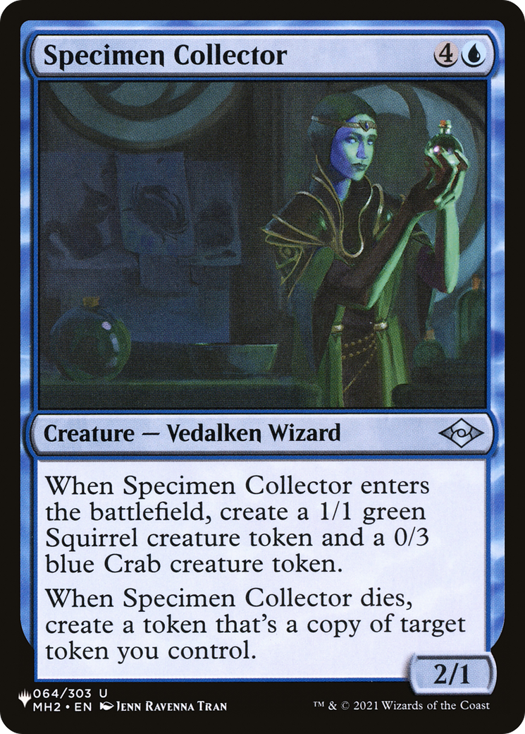 Specimen Collector [The List Reprints] | Exor Games New Glasgow