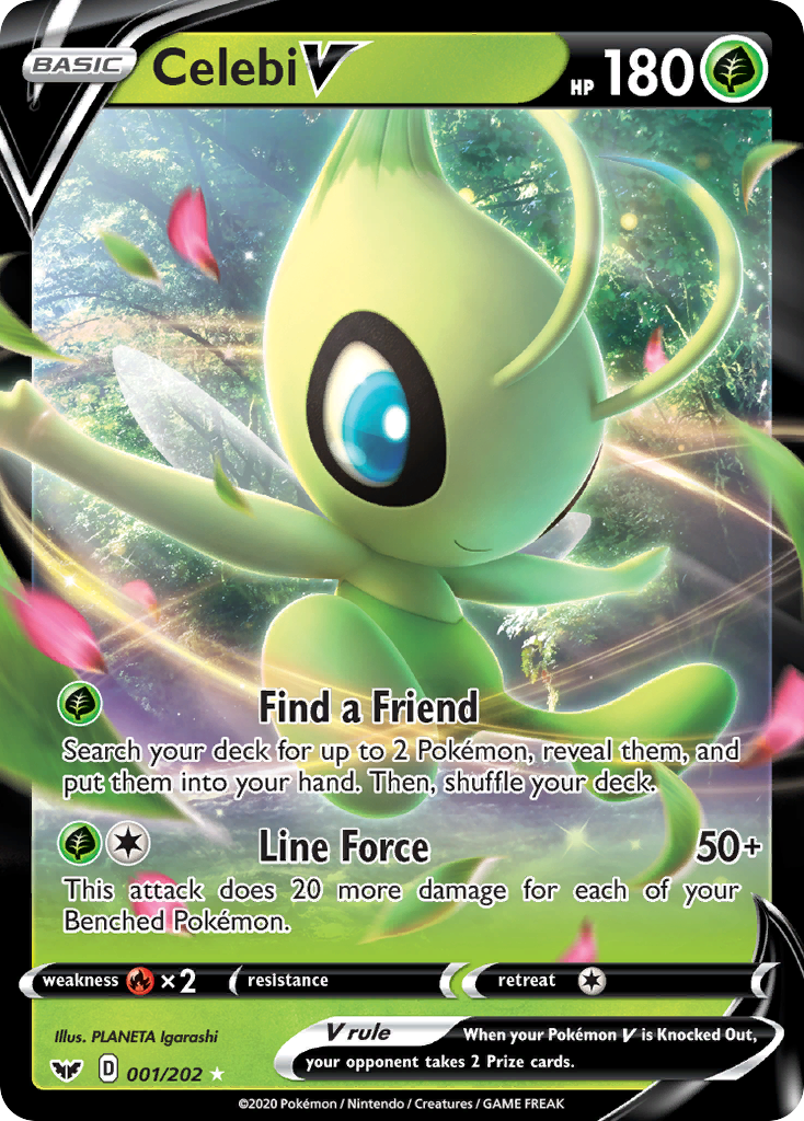 Celebi V (001/202) [Sword & Shield: Base Set] | Exor Games New Glasgow