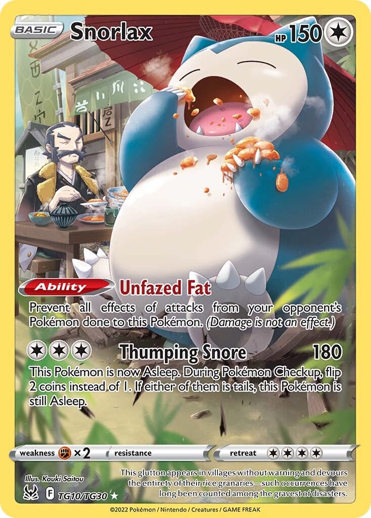 Snorlax (TG10/TG30) [Sword & Shield: Lost Origin] | Exor Games New Glasgow