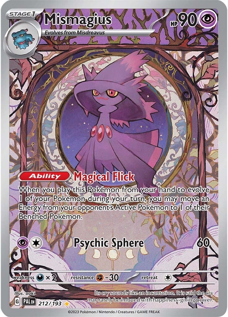 Mismagius (212/193) [Scarlet & Violet: Paldea Evolved] | Exor Games New Glasgow