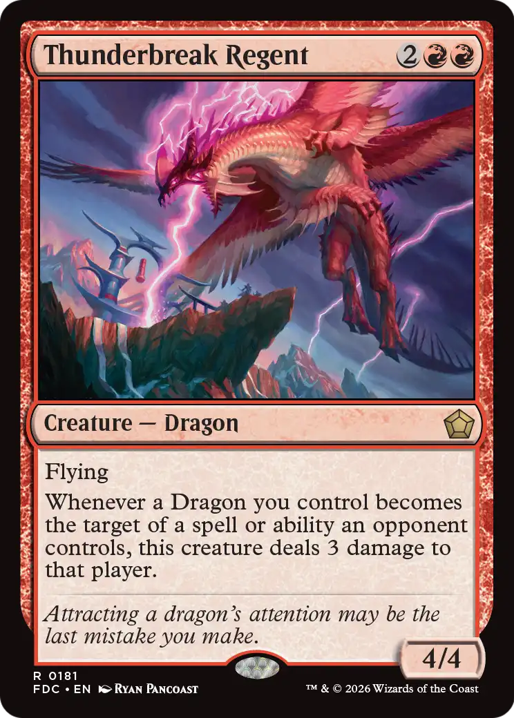 Thunderbreak Regent [Foundations Commander] | Exor Games New Glasgow
