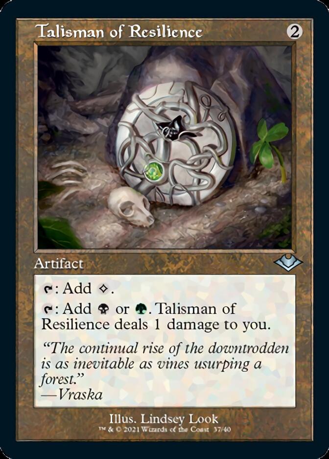 Talisman of Resilience (Retro Foil Etched) [Modern Horizons] | Exor Games New Glasgow