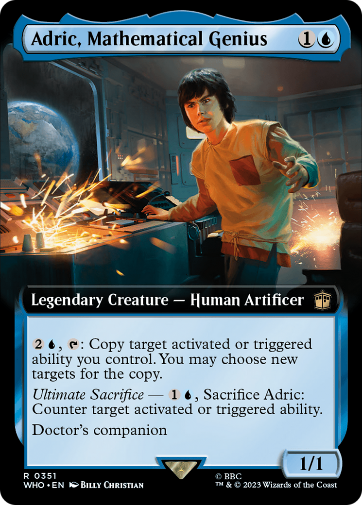 Adric, Mathematical Genius (Extended Art) [Doctor Who] | Exor Games New Glasgow