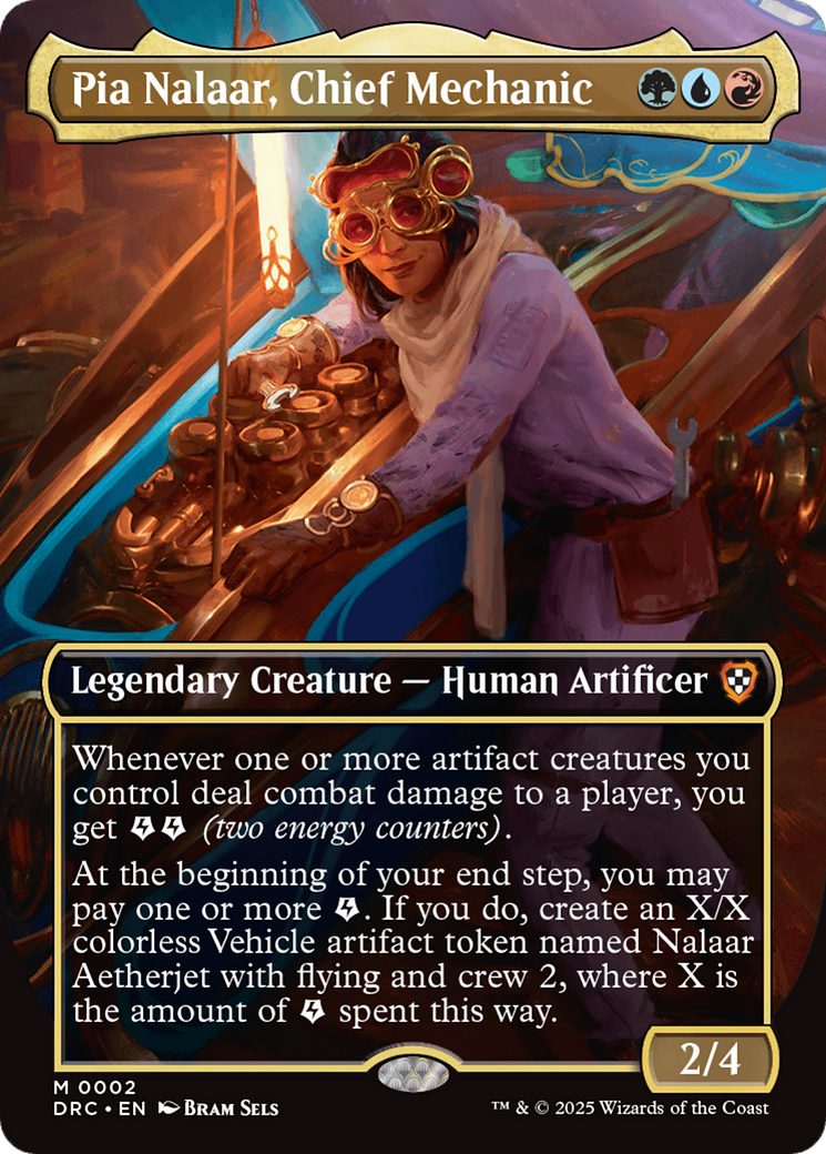 Pia Nalaar, Chief Mechanic (Borderless) [Aetherdrift Commander] | Exor Games New Glasgow