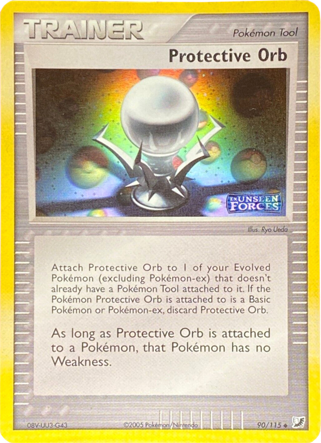 Protective Orb (90/115) (Stamped) [EX: Unseen Forces] | Exor Games New Glasgow