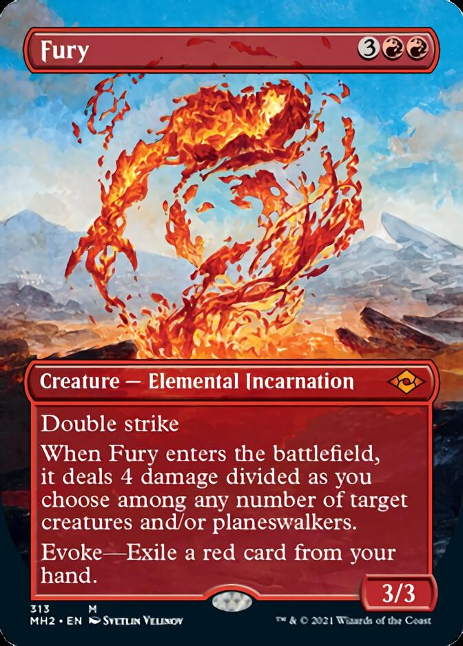 Fury (Borderless Alternate Art) [Modern Horizons 2] | Exor Games New Glasgow