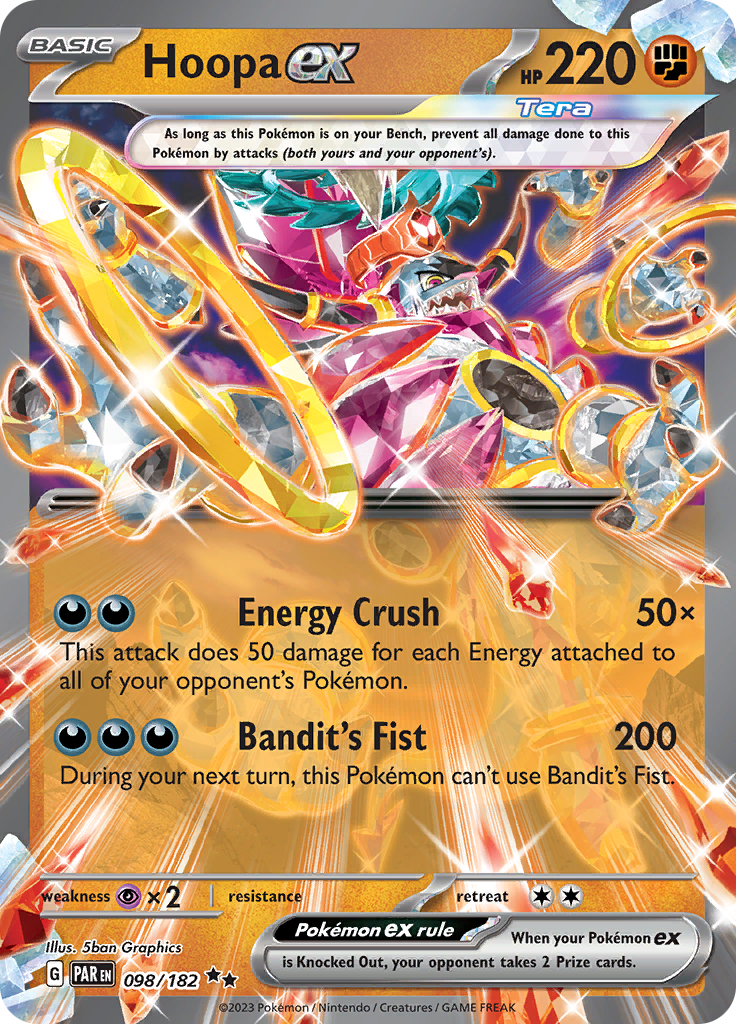 Hoopa ex (098/182) [Scarlet & Violet: Paradox Rift] | Exor Games New Glasgow