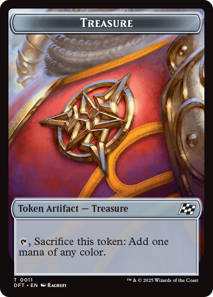 Treasure // Pilot Double-Sided Token [Aetherdrift Tokens] | Exor Games New Glasgow