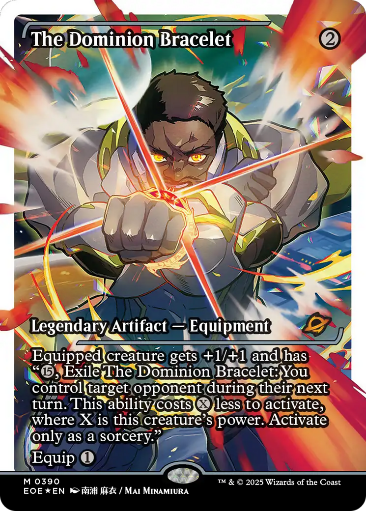 The Dominion Bracelet (Showcase) (Fracture Foil) [Edge of Eternities] | Exor Games New Glasgow