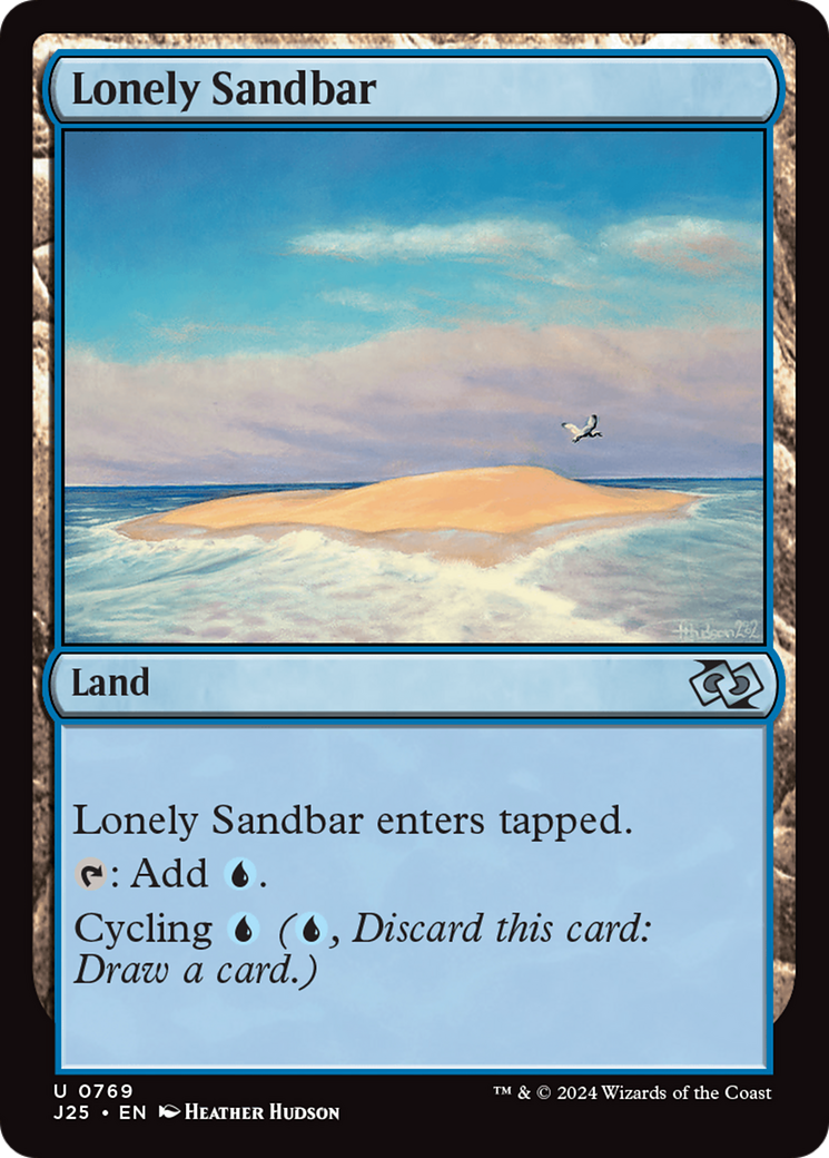 Lonely Sandbar [Foundations Jumpstart] | Exor Games New Glasgow