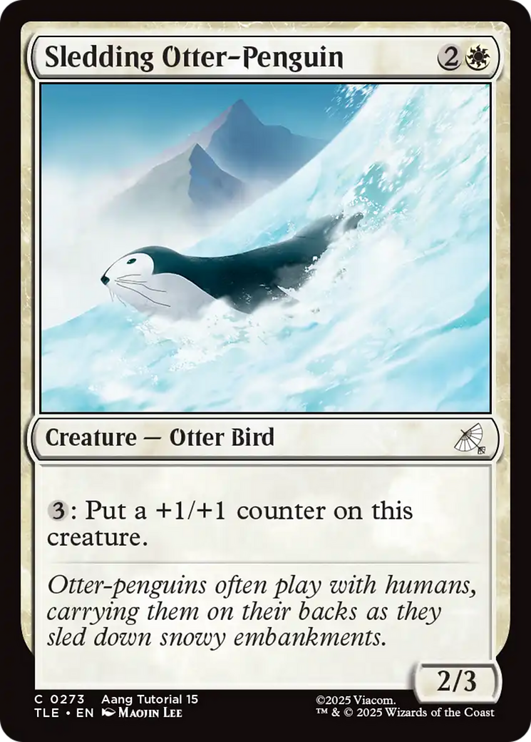 Sledding Otter-Penguin (0273) [Avatar: The Last Airbender: Eternal-Legal] | Exor Games New Glasgow