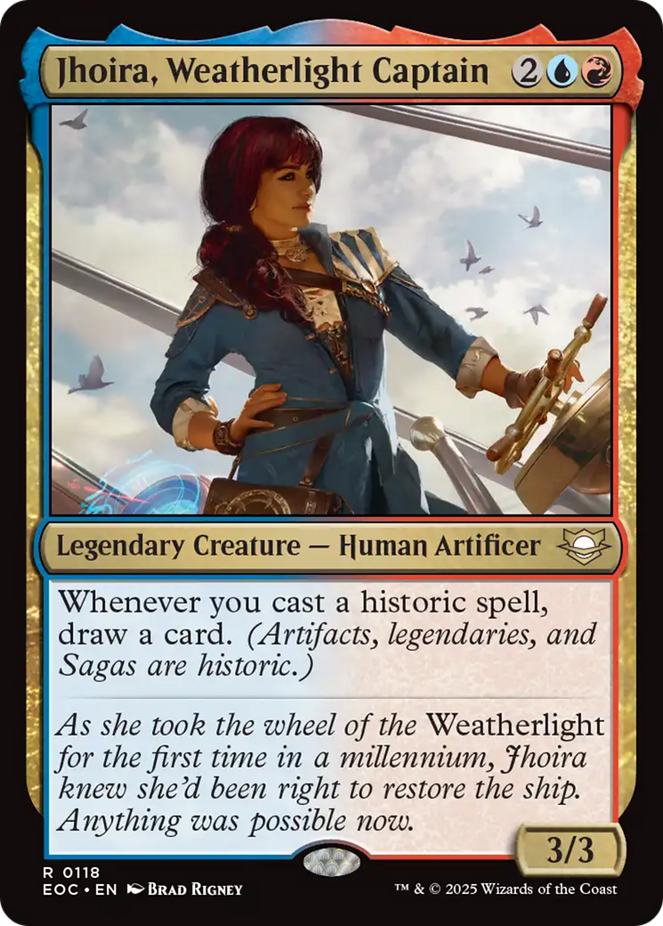 Jhoira, Weatherlight Captain [Edge of Eternities Commander] | Exor Games New Glasgow