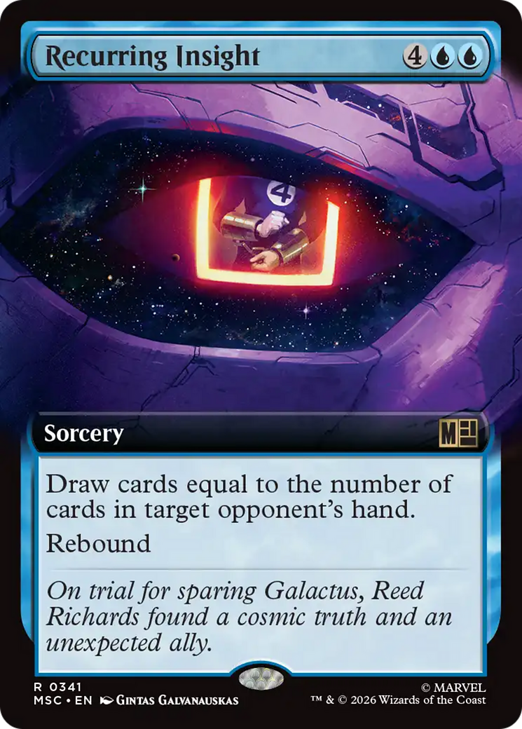 Recurring Insight (Extended Art) [Marvel Super Heroes Commander] | Exor Games New Glasgow