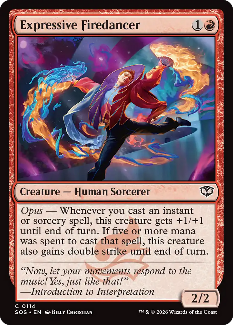 Expressive Firedancer [Secrets of Strixhaven] | Exor Games New Glasgow