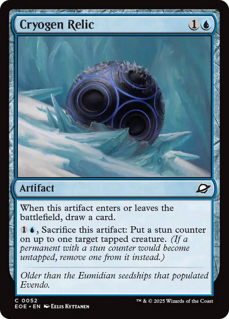 Cryogen Relic [Edge of Eternities] | Exor Games New Glasgow