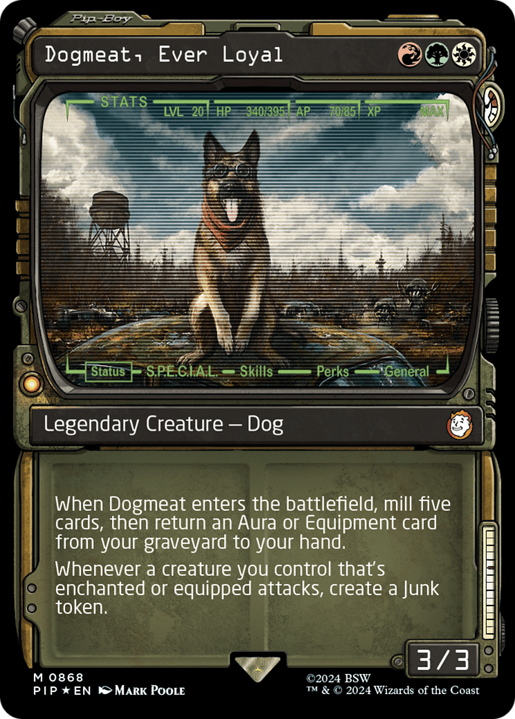 Dogmeat, Ever Loyal (Showcase) (Surge Foil) [Fallout] | Exor Games New Glasgow