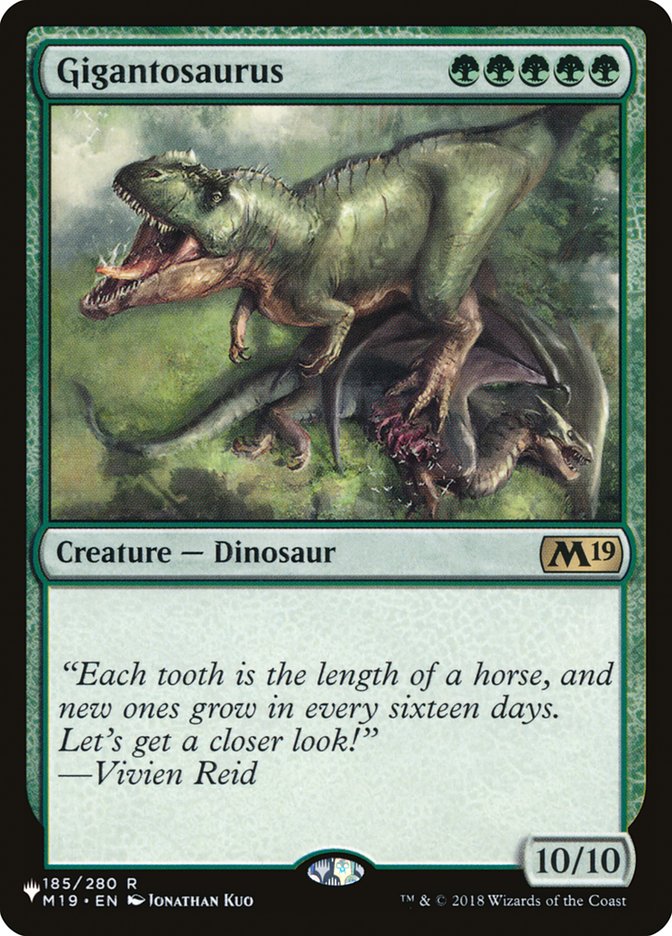 Gigantosaurus [The List] | Exor Games New Glasgow