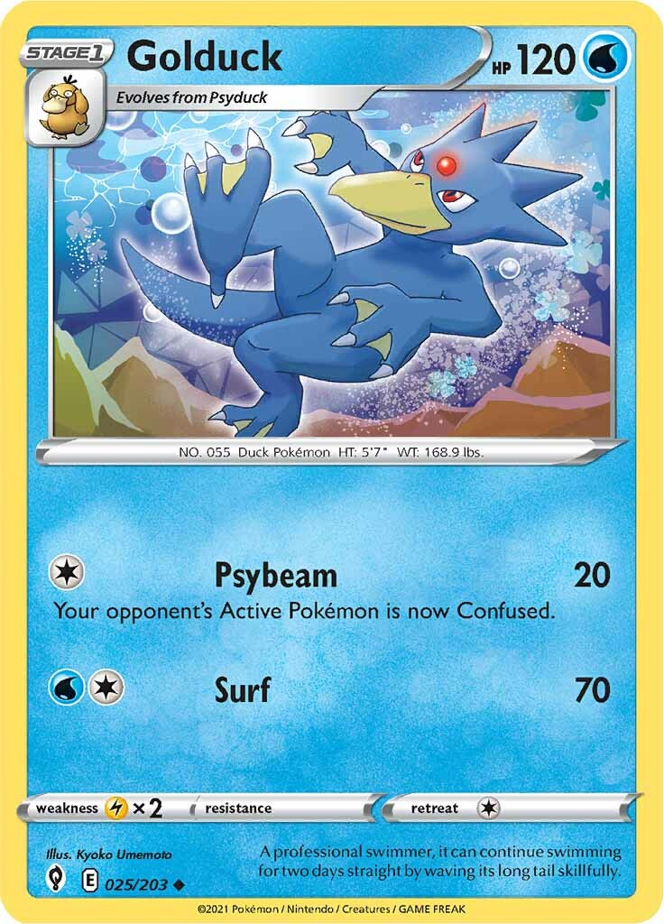 Golduck (025/203) [Sword & Shield: Evolving Skies] | Exor Games New Glasgow