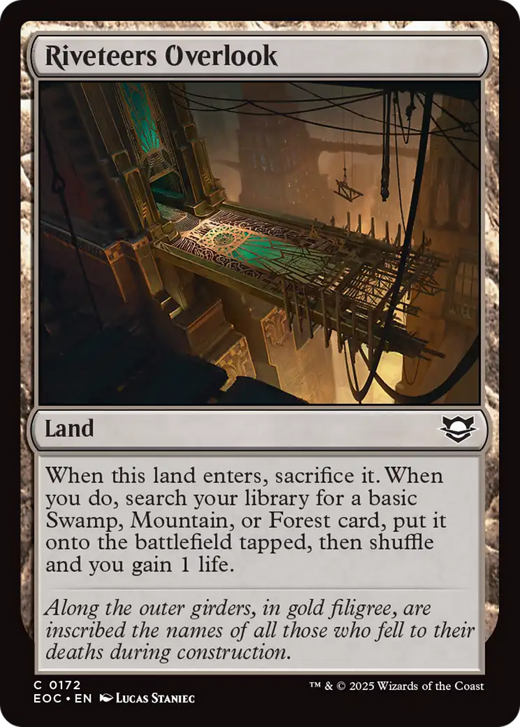 Riveteers Overlook [Edge of Eternities Commander] | Exor Games New Glasgow
