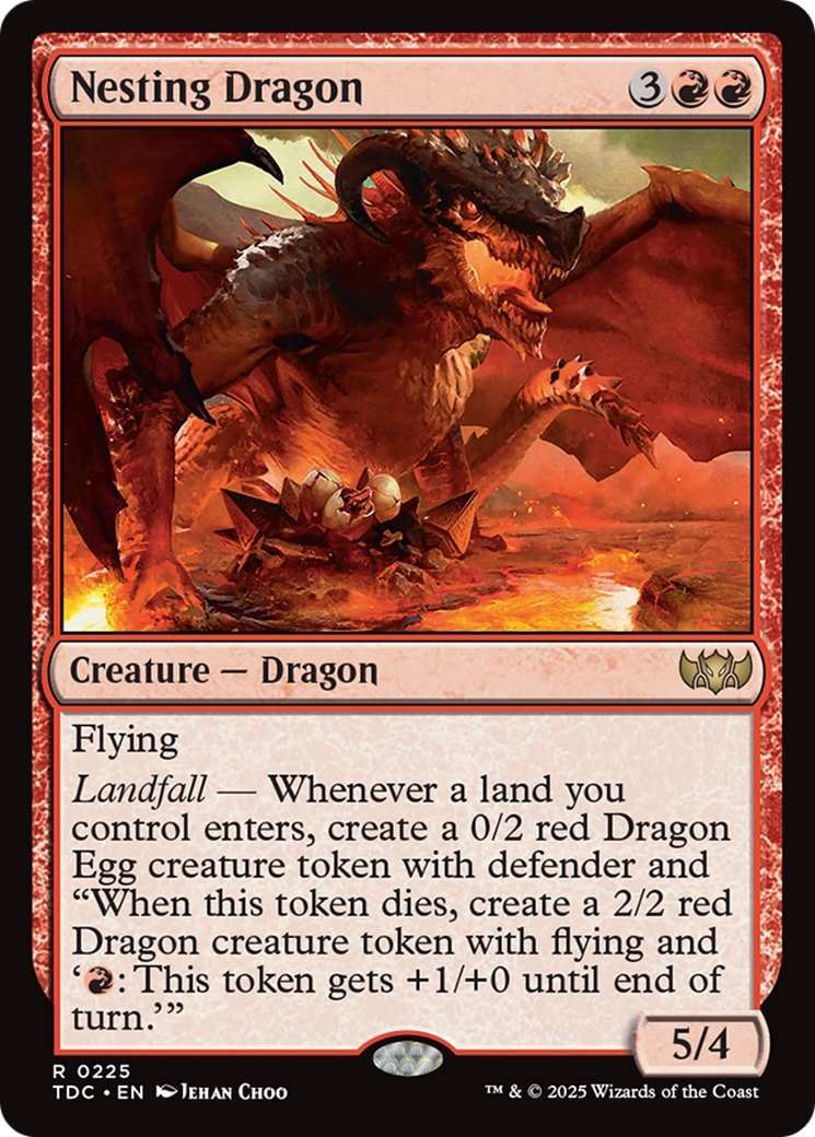 Nesting Dragon [Tarkir: Dragonstorm Commander] | Exor Games New Glasgow