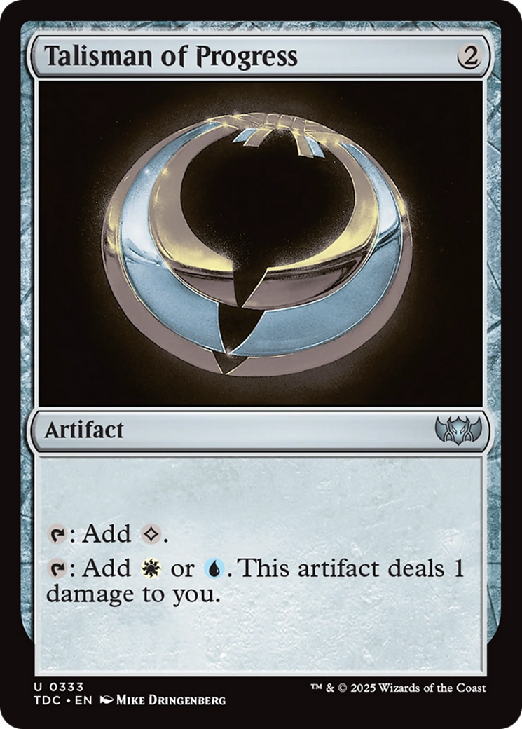 Talisman of Progress [Tarkir: Dragonstorm Commander] | Exor Games New Glasgow