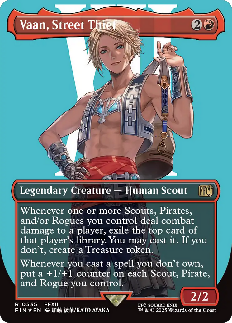 Vaan, Street Thief (Borderless) (Surge Foil) [FINAL FANTASY] | Exor Games New Glasgow