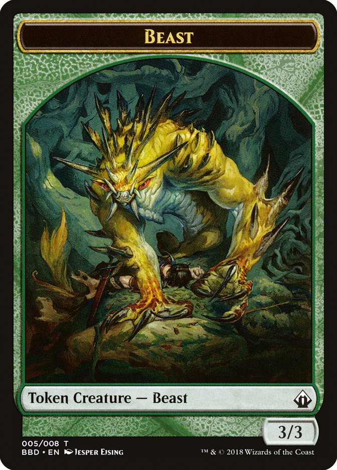 Beast Token [Battlebond Tokens] | Exor Games New Glasgow