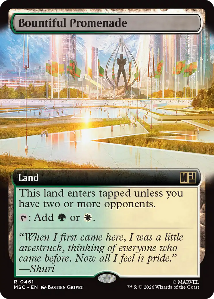 Bountiful Promenade (Extended Art) [Marvel Super Heroes Commander] | Exor Games New Glasgow