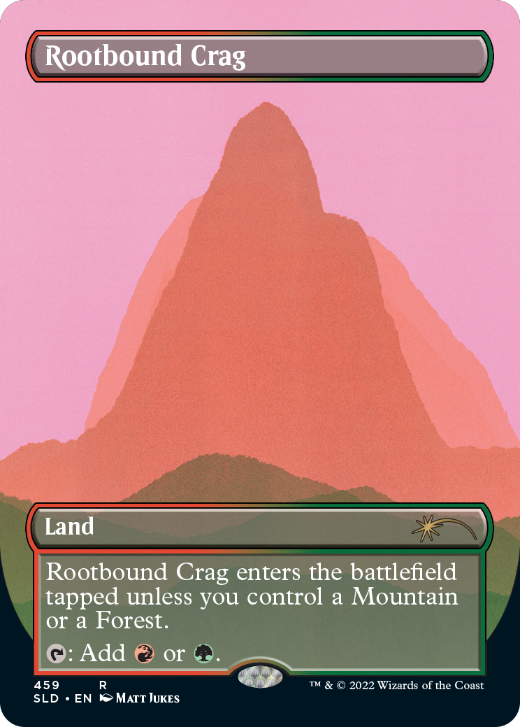 Rootbound Crag (Borderless) [Secret Lair Drop Series] | Exor Games New Glasgow