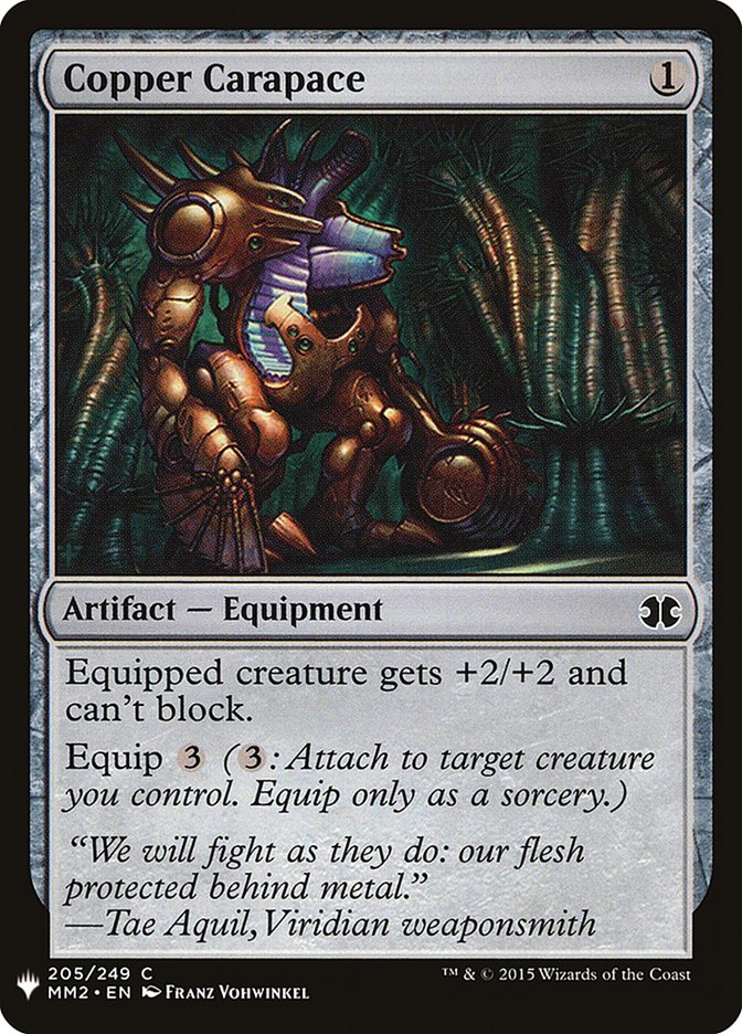 Copper Carapace [Mystery Booster] | Exor Games New Glasgow