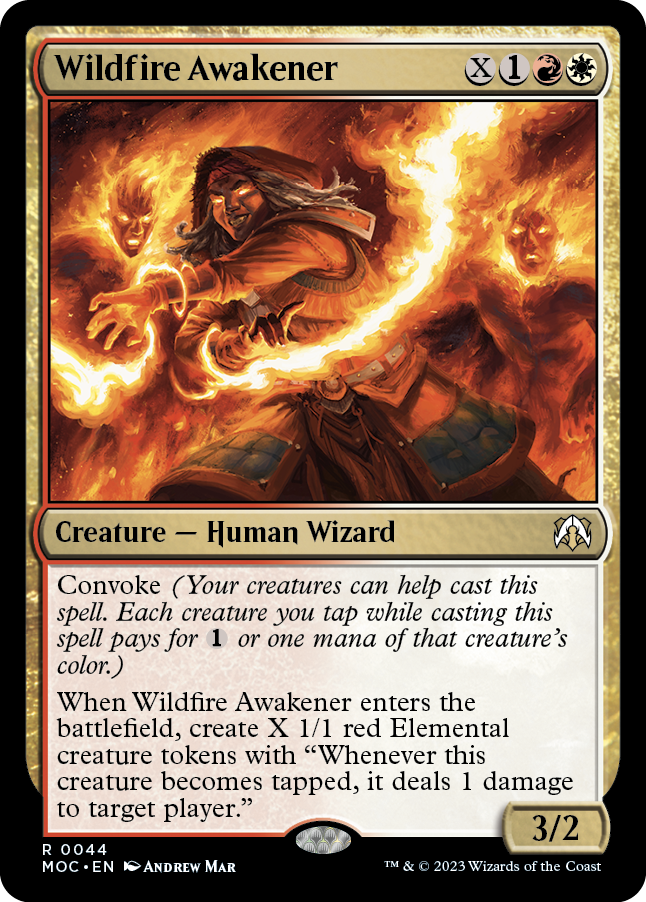 Wildfire Awakener [March of the Machine Commander] | Exor Games New Glasgow