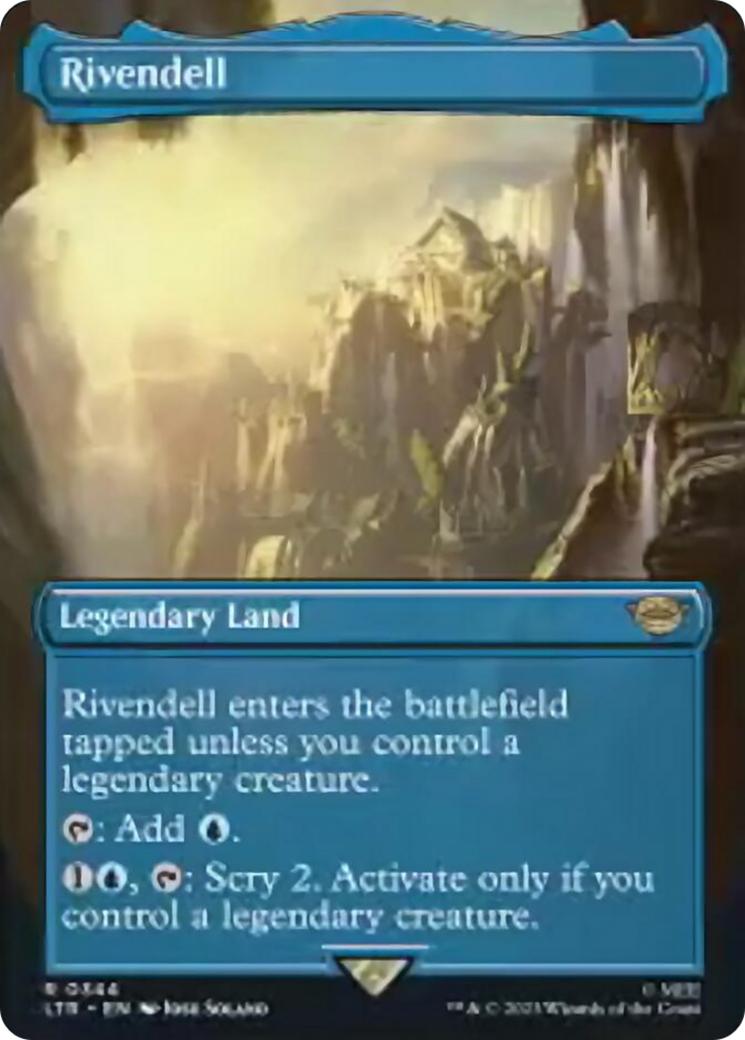 Rivendell (Borderless Alternate Art) [The Lord of the Rings: Tales of Middle-Earth] | Exor Games New Glasgow