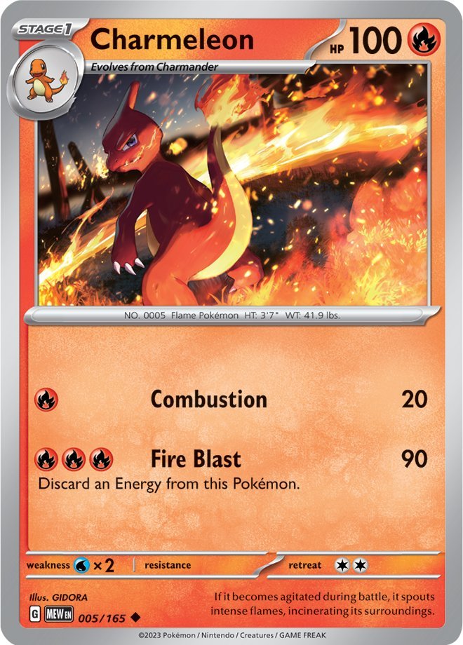 Charmeleon (005/165) [Scarlet & Violet: 151] | Exor Games New Glasgow