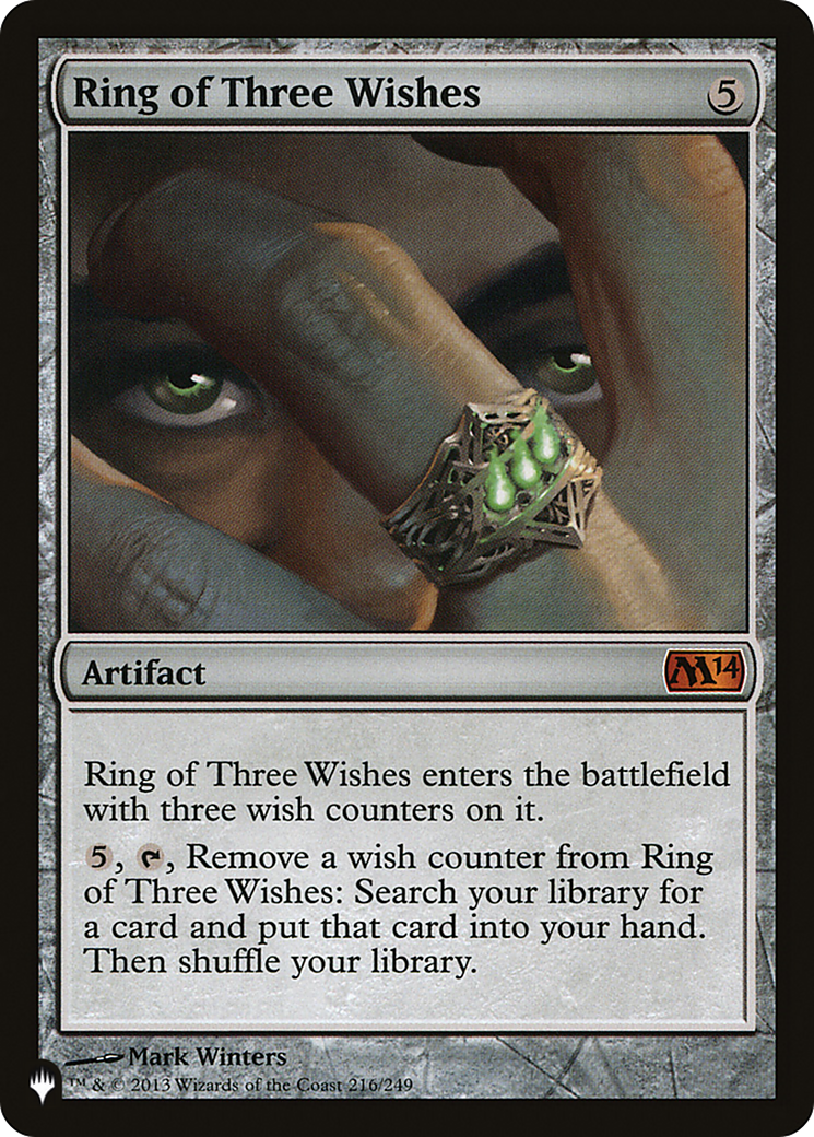 Ring of Three Wishes [The List] | Exor Games New Glasgow