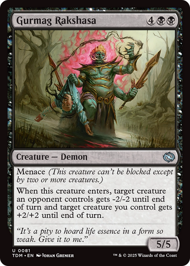 Gurmag Rakshasa [Tarkir: Dragonstorm] | Exor Games New Glasgow
