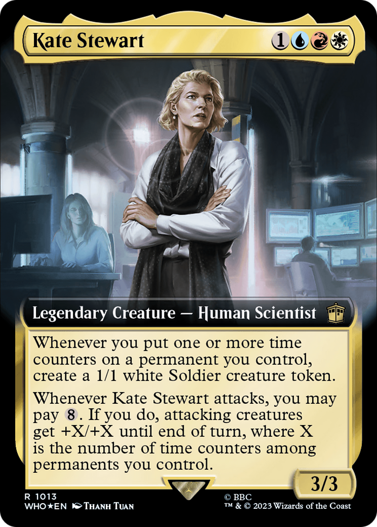 Kate Stewart (Extended Art) (Surge Foil) [Doctor Who] | Exor Games New Glasgow